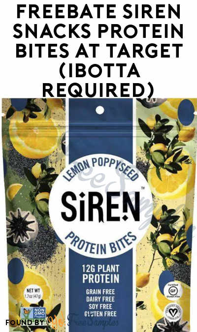 FREEBATE Siren Snacks Protein Bites at Target (Ibotta Required)