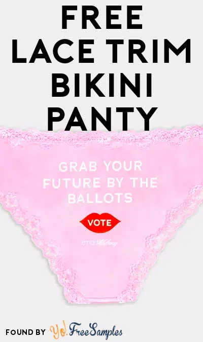 FREE Lace Trim Bikini Panty