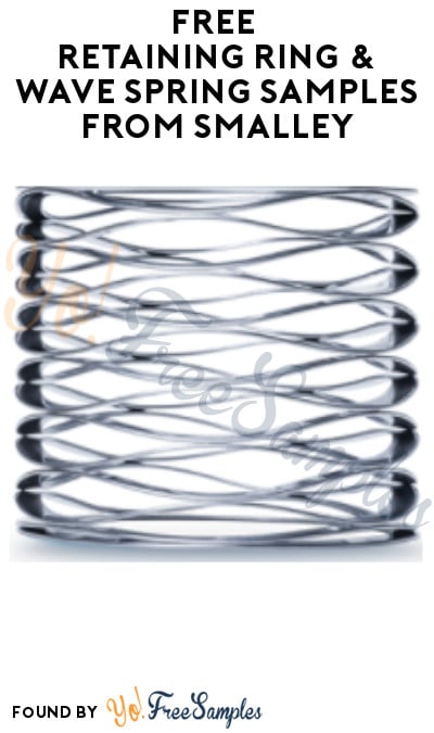 FREE Retaining Ring & Wave Spring Samples from Smalley (Company Name Required)