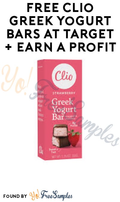 FREE Clio Greek Yogurt Bars at Target + Earn A Profit (Target Circle & Ibotta Required)