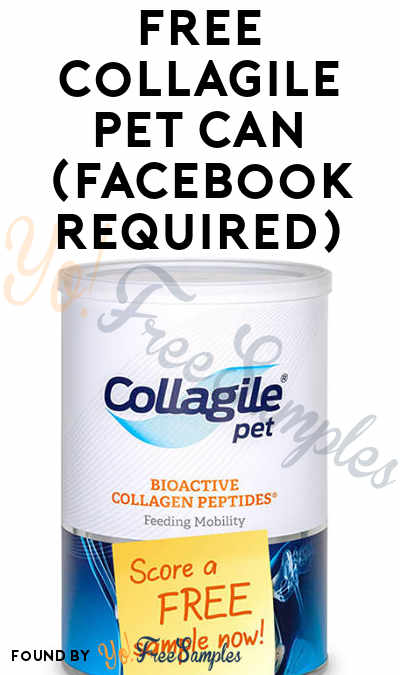 FREE Collagile Pet Can (Facebook Required)
