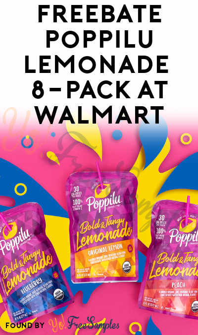 FREEBATE Poppilu Lemonade 8-Pack At Walmart (Instagram & PayPal Required)