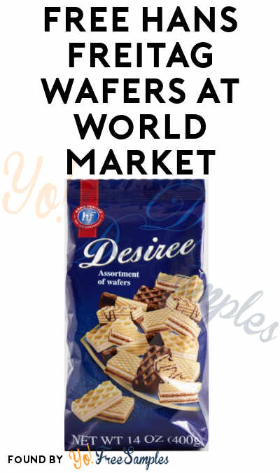 FREE Hans Freitag Wafers At World Market