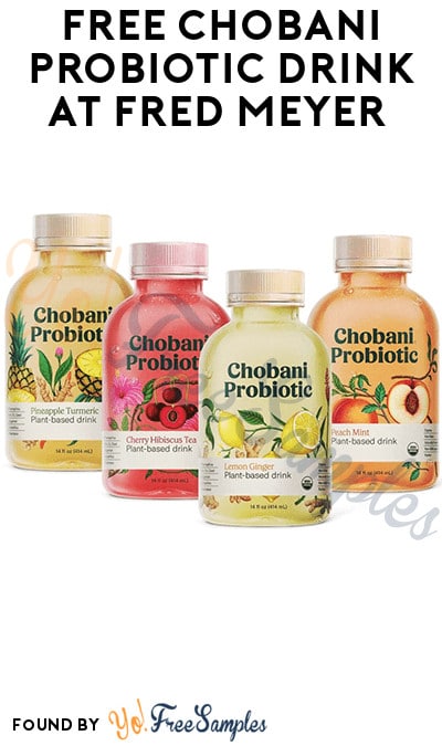 FREE Chobani Probiotic Drink at Fred Meyer (Account/ Coupon Required)