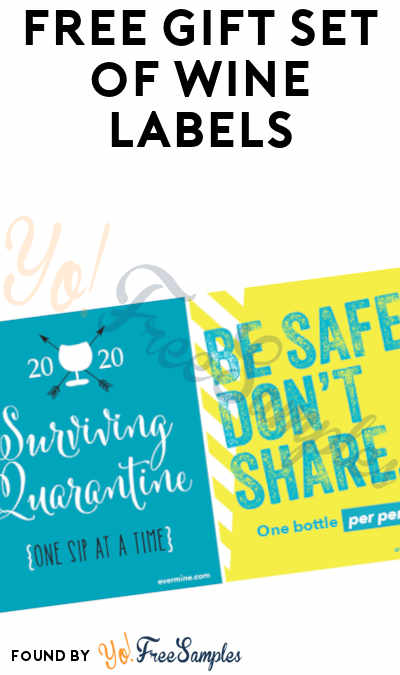 FREE Gift Set of Wine Labels