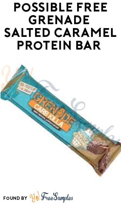 Possible FREE Grenade Salted Caramel Protein Bar (Facebook Required)