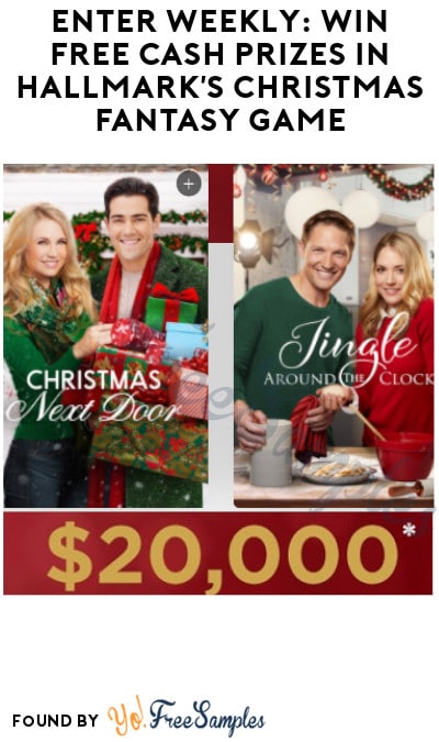 Enter Weekly: Win FREE Cash Prizes in Hallmark’s Christmas Fantasy Game