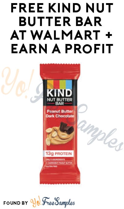 FREE Kind Nut Butter Bar at Walmart + Earn A Profit (Ibotta Required)