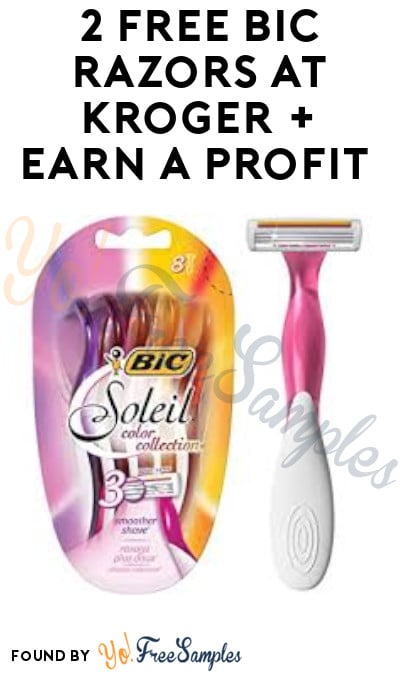 FREE BIC Soleil Razors at Kroger + Earn A Profit (Coupon & Ibotta Required)