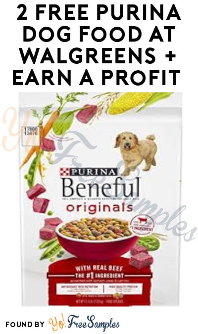 2 FREE Purina Dog Food at Walgreens + Earn A Profit (Coupons & Ibotta Required)