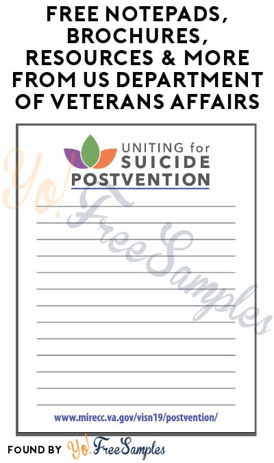 FREE Notepads, Brochures, Resources & More from US Department of Veterans Affairs