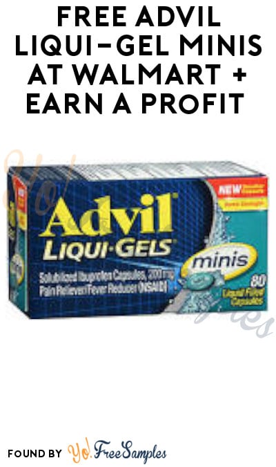FREE Advil Liqui-Gel Minis at Walmart + Earn A Profit (Shopkick Required)