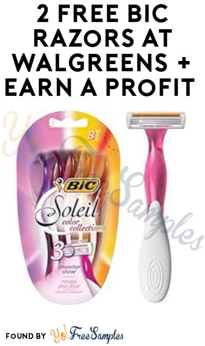 2 FREE BIC Razors at Walgreens + Earn A Profit (Account, Coupons & Ibotta Required)
