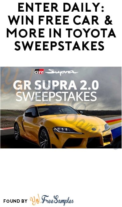 Enter Daily: Win FREE Car & More in Toyota Sweepstakes