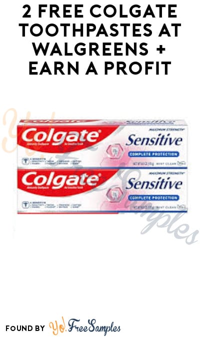 2 FREE Colgate Toothpastes at Walgreens + Earn A Profit (Account/ Ibotta Required)