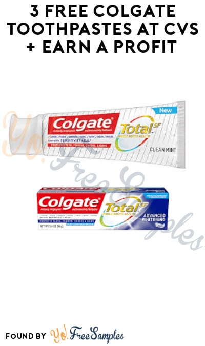 3 FREE Colgate Toothpastes at CVS + Earn A Profit (Account/ App & Ibotta Required)
