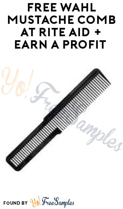 FREE Wahl Mustache Comb at Rite Aid + Earn A Profit (Wellness+ Gold Required)