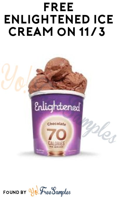 FREE Enlightened Ice Cream on 11/3 (Instagram Required)