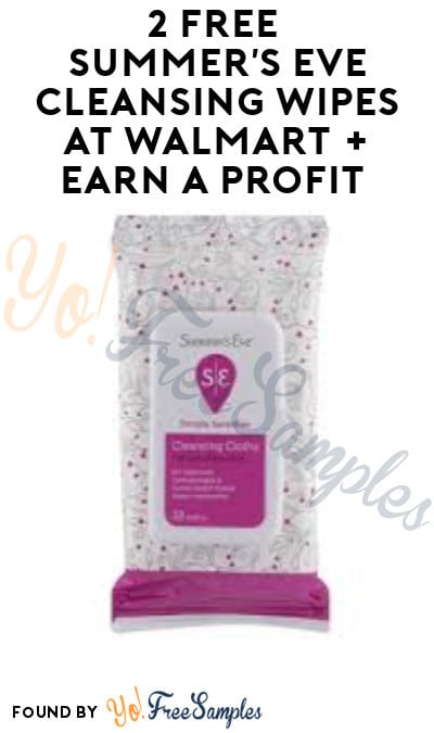 2 FREE Summer’s Eve Cleansing Wipes at Walmart + Earn A Profit (Coupon & Ibotta Required)
