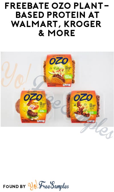 FREEBATE OZO Plant-Based Protein at Walmart, Kroger & More (Fetch Rewards Required)