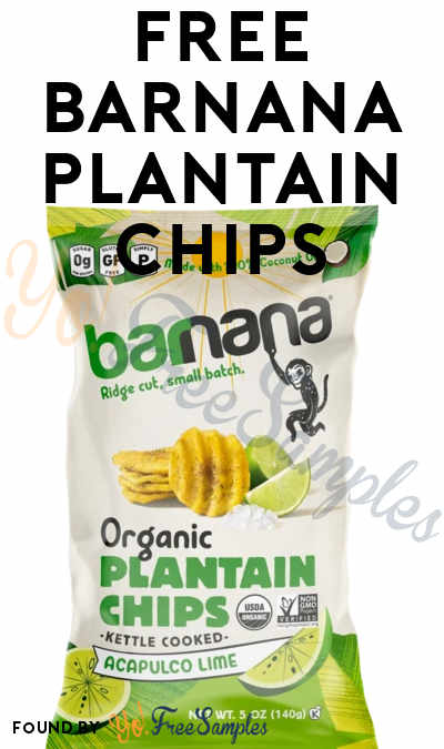 FREE Barnana Plantain Chips