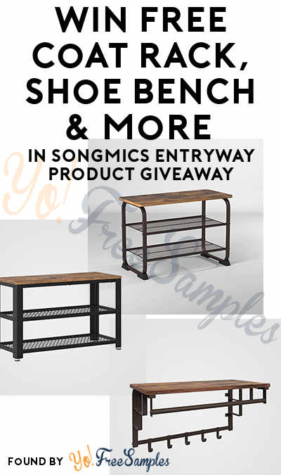 Win FREE Coat Rack, Shoe Bench & More in SONGMICS Entryway Product Giveaway