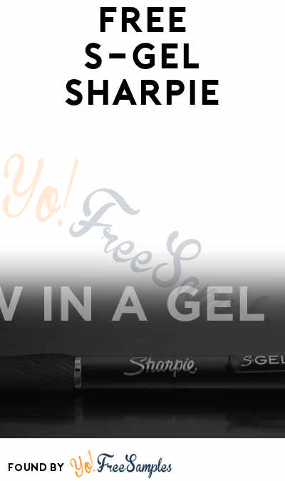 FREE Sharpie S-Gel Pen