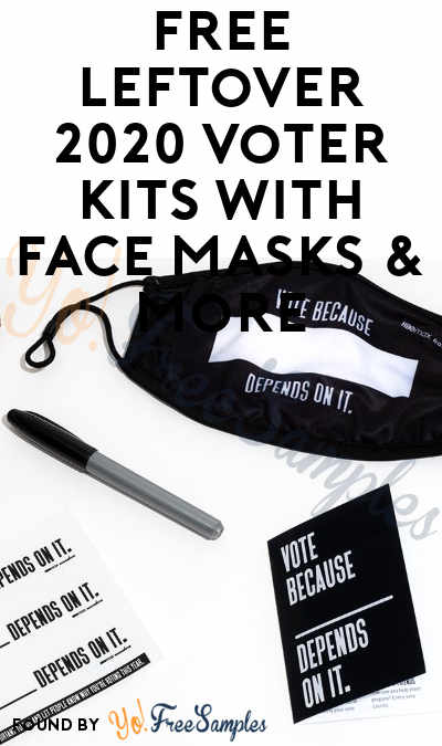 FREE Leftover 2020 Voter Kits With Face Masks & More
