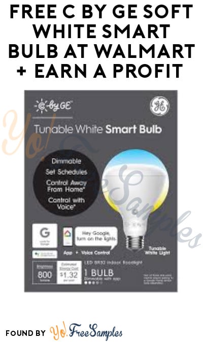 FREE C by GE Soft White Smart Bulb at Walmart + Earn A Profit (Shopkick Required)