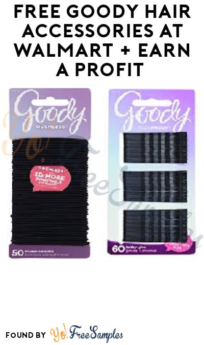 FREE Goody Hair Accessories at Walmart + Earn A Profit (Shopkick Required)