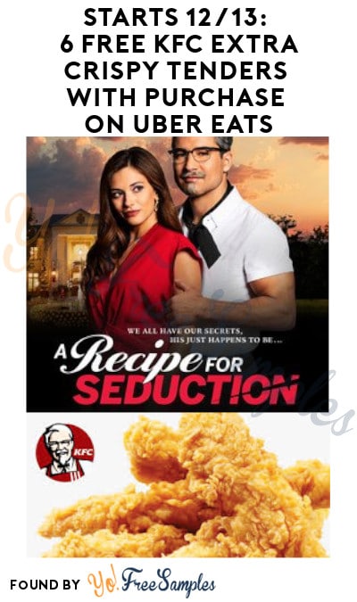 6 FREE KFC Extra Crispy Tenders with Purchase on Uber Eats (And a Lifetime KFC Movie)