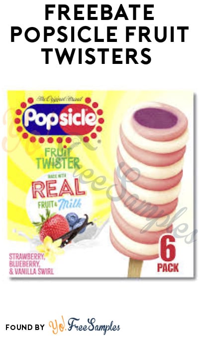 FREEBATE Popsicle Fruit Twisters (Fetch Rewards Required)