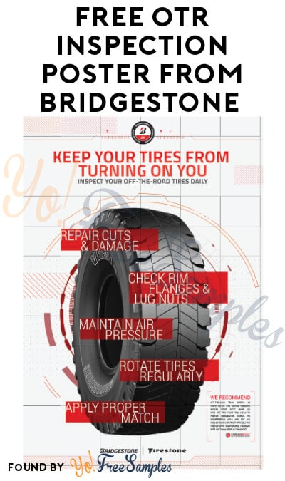 FREE OTR Inspection Poster from Bridgestone
