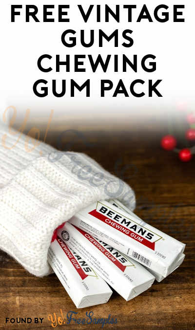 FREE Vintage Gums Chewing Gum Pack