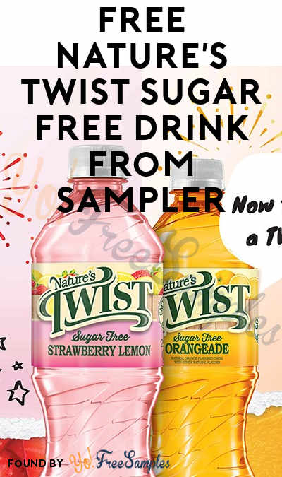 FREE Nature’s Twist Sugar Free Drink From Sampler