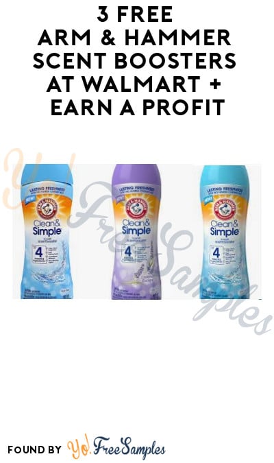 3 FREE Arm & Hammer Scent Boosters at Walmart + Earn A Profit (Swagbucks Required)