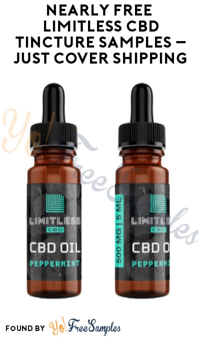 Nearly FREE Limitless CBD Wellness Drops Samples (Shipping Purchase Required)