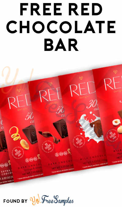FREE RED Chocolate Bar