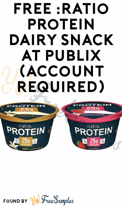 FREE :ratio Protein Dairy Snack at Publix (Account Required)