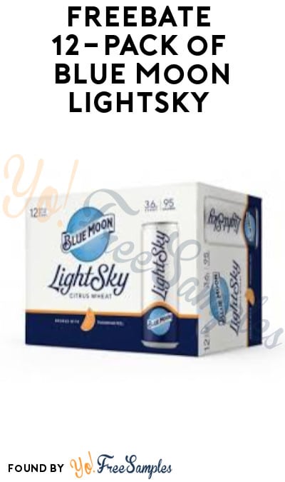 FREEBATE 12-Pack of Blue Moon LightSky (Select States + Ages 21 & Older Only)