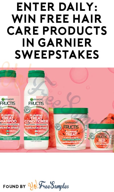 Enter Daily: Win FREE Hair Care Products in Garnier Sweepstakes