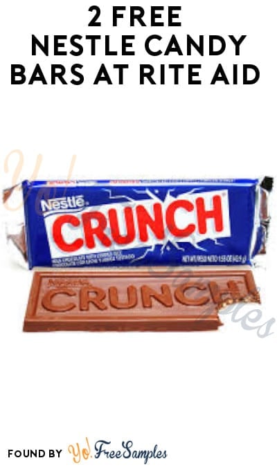 2 FREE Nestle Candy Bars at Rite Aid (Wellness+ Card Required)