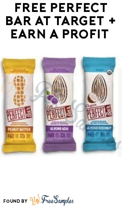 FREE Perfect Bar at Target + Earn A Profit (Target Circle & Ibotta Required)