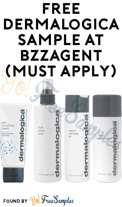 FREE Dermalogica Sample At BzzAgent (Must Apply)