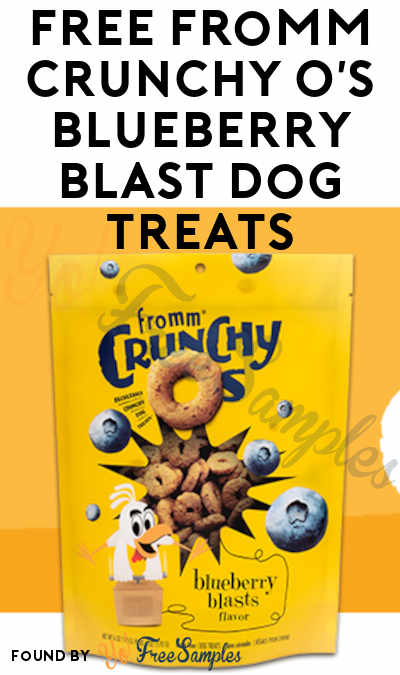 FREE Fromm Crunchy O’s Blueberry Blast Dog Treats