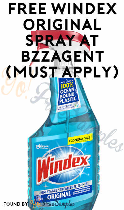 FREE Windex Original Spray At BzzAgent (Must Apply)