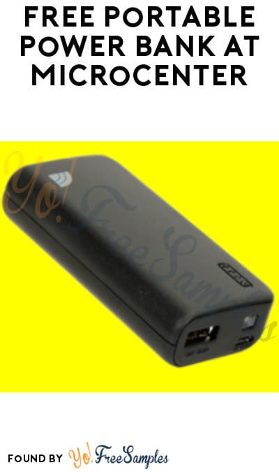 FREE Portable Power Bank at Microcenter (Coupon Required)