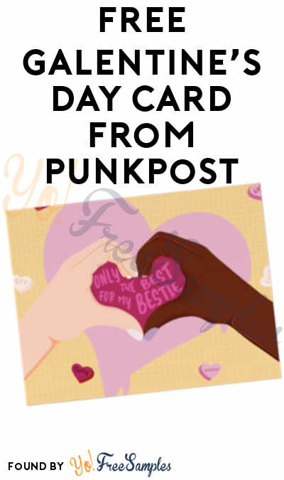 FREE Galentine’s Day Card From PunkPost