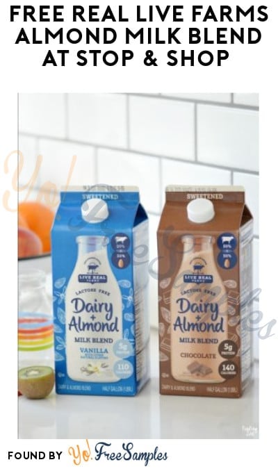 FREE Real Live Farms Almond Milk Blend at Stop & Shop (Coupon Required)