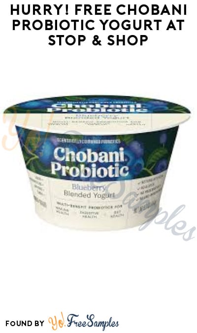 FREE Chobani Probiotic Yogurt at Stop & Shop (Coupon Required)